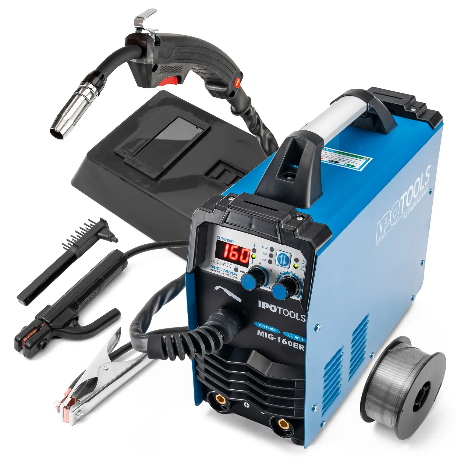 IPOTOOLS MIG 160ER - Inverter Schweißgerät MIG MAG – Bild 2