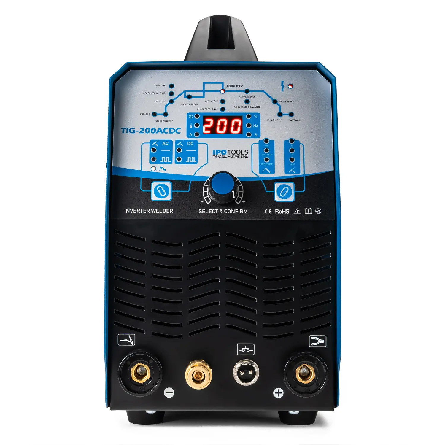 TIG-200ACDC_2 vorderseite wig schweißgerät